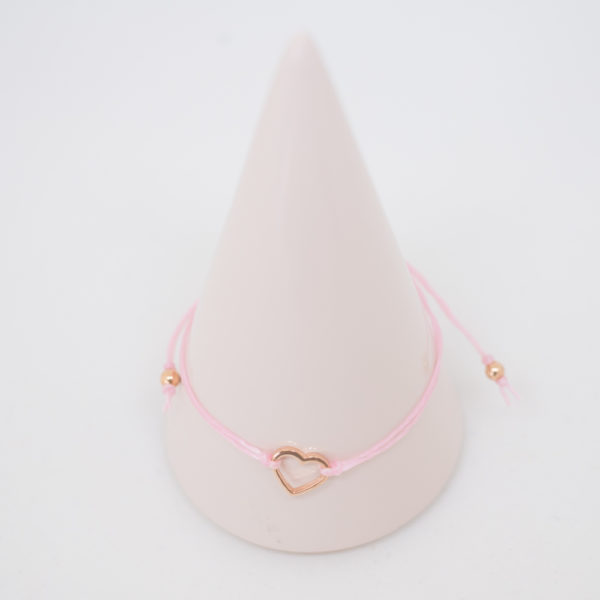 Kordelarmband rosé